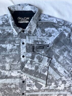 Pelagic Eclipse Pro series men’s long sleeve UPF fishing shirt L